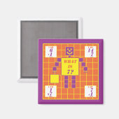 Aimant Géométrie-aimant-Carré-Âge 7 (Recto/Verso)