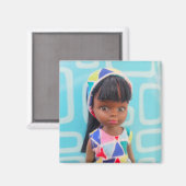 Aimant Géométrie colorée Dottie (Recto/Verso)