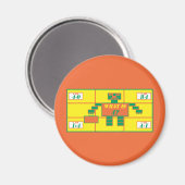 Aimant Géométrie - Magnet-Rectangle-Age 4 (Recto/Verso)