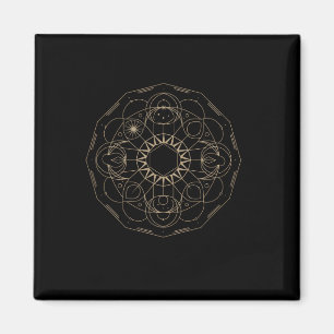 Aimant Géométrie sacrée Cube Metatron Yoga Spirituel _7