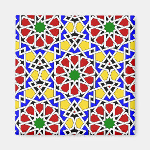Aimant géométrique islamique de motif
