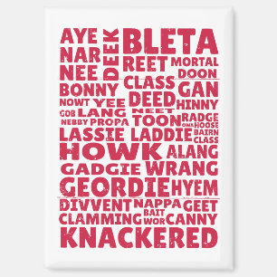 Aimant Geordie slang
