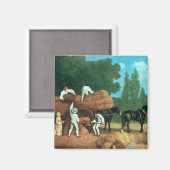 Aimant George Stubbs | Le Wagon De La Récolte (Recto/Verso)