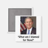 Aimant George W. Bush (Recto/Verso)