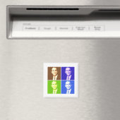 Aimant George W Bush Pop Art (In Situ (Lave-vaisselle))