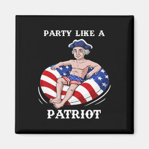 Aimant George Washington 4 juillet USA Patriot Amusement