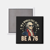 Aimant George Washington 67 Meme In The World Full Of 67  (Recto/Verso)