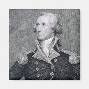 Aimant George Washington, gravé par brun Durand de