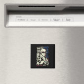 Aimant George Washington Jetant Tea Kick 4 juillet (In Situ (Lave-vaisselle))