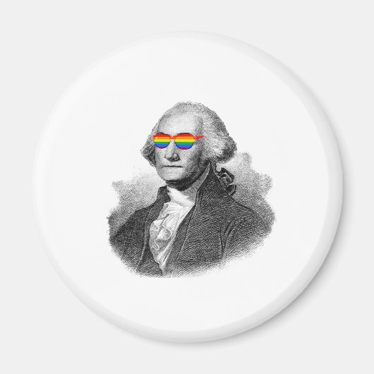 Aimant George Washington Pride (Devant)