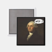 Aimant George Washington tourne dans sa tombe (Recto/Verso)