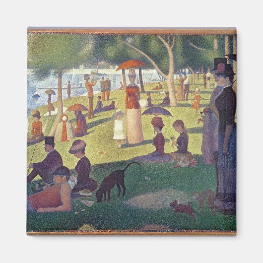 Aimant Georges Pierre Seurat | Dimanche après-midi sur l' (Devant)