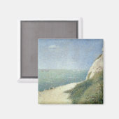 Aimant Georges Pierre Seurat | Plage à Bas Butin, Honfle (Recto/Verso)