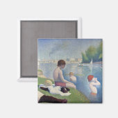 Aimant Georges Seurat - Baignades aux Asnières (Recto/Verso)