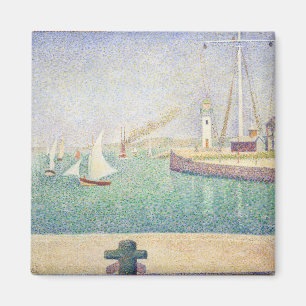 Aimant Georges Seurat - Entrée du port d'Honfleur