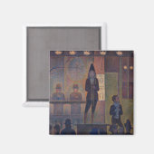 Aimant Georges Seurat - Parade de cirque (Recto/Verso)