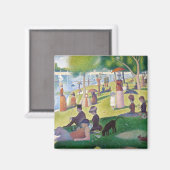 Aimant Georges Seurat - Un dimanche sur La Grande Jatte (Recto/Verso)