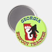 Aimant Georgia Bigfoot Tracker (Recto/Verso)