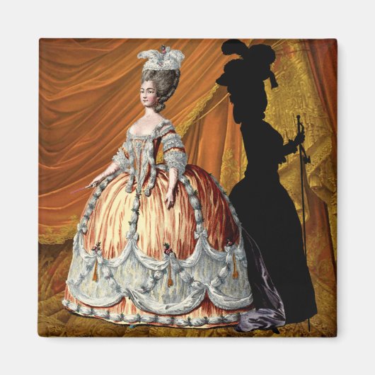 Aimant Georgian Lady - Orange (Devant)