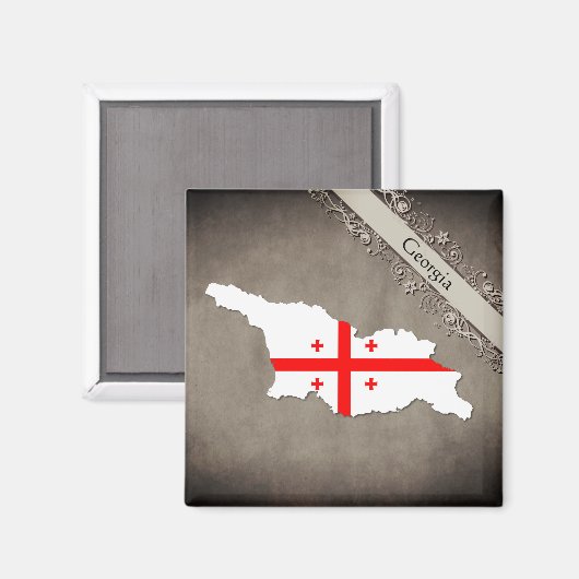 Aimant Géorgie (Recto/Verso)