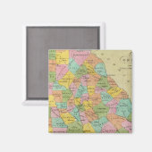 Aimant Géorgie 10 (Recto/Verso)