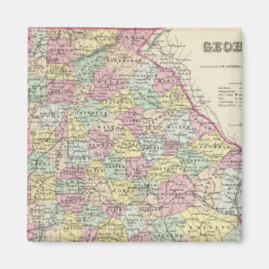 Aimant Géorgie 5 (Devant)