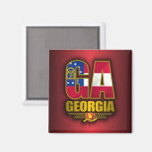 Aimant Géorgie (GA) (Recto/Verso)