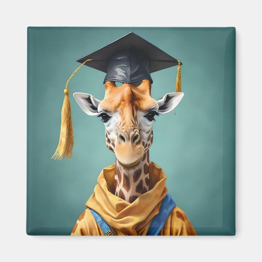 Aimant Gerald The Giraffe Graduates, (Devant)