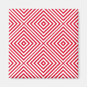 Aimant Geranium Diamond Chevron (Devant)