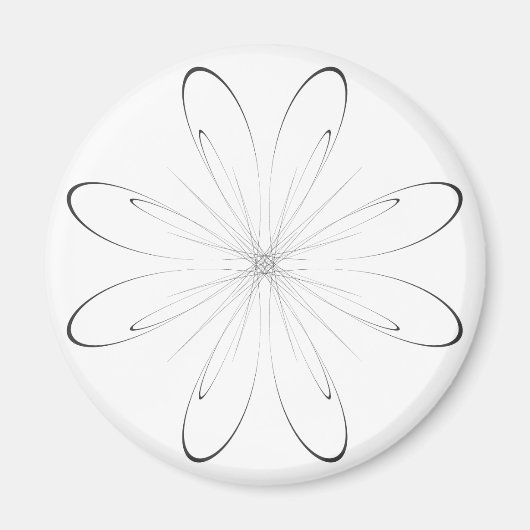 Aimant Gerbera arabesque (Devant)