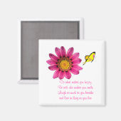 Aimant Gerbera Daisy (Recto/Verso)