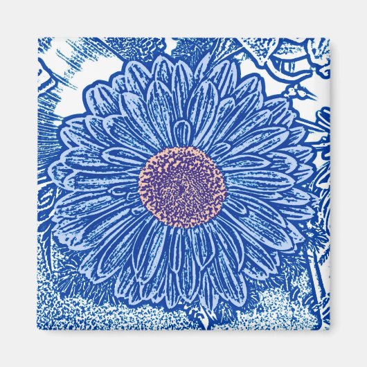 Aimant Gerbera Daisy Block (Devant)