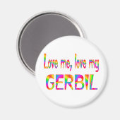 Aimant Gerbil Love (Recto/Verso)