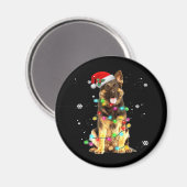 Aimant German Shepherd Dog Tree Christmas Sweater Xmas Do (Recto/Verso)