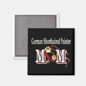 Aimant german short pointeur maman cadeaux (Recto/Verso)