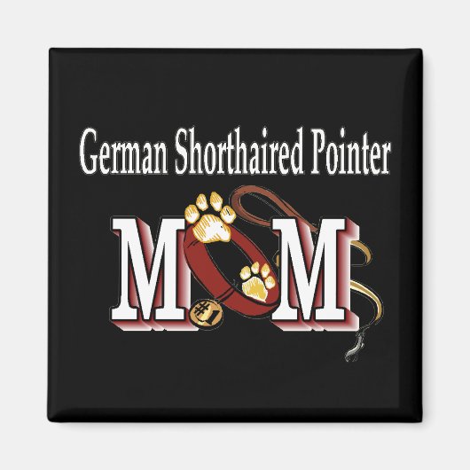 Aimant german short pointeur maman cadeaux (Devant)