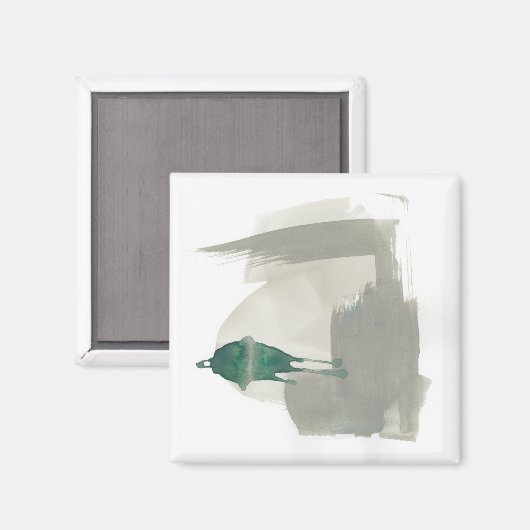 Aimant Gestes de terre - Gris et Vert (Recto/Verso)