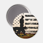 Aimant Gestionnaire de chiens de travail K-9 (Recto/Verso)