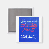 Aimant GET_SOME_CHAZMANIAN-design (Recto/Verso)