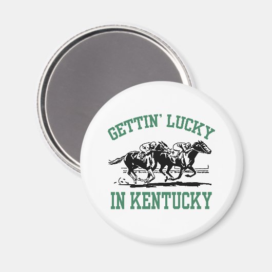 Aimant Gettin' Lucky au Kentucky (Recto/Verso)