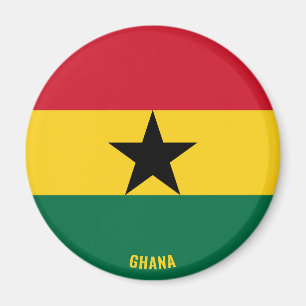Aimant Ghana Drapeau charmant patriotique