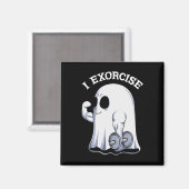 Aimant Ghost I Exorcize Funny Gym Exercice Exercice Éffra (Recto/Verso)