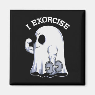Aimant Ghost I Exorcize Funny Gym Exercice Exercice Éffra