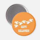 Aimant Ghost Party Halloween Magnet, orange (Recto/Verso)