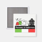 Aimant Ghosts d'Halloween en Italie, Fantasmi di Hallowee (Recto/Verso)