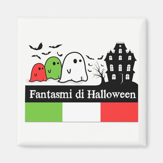 Aimant Ghosts d'Halloween en Italie, Fantasmi di Hallowee (Devant)