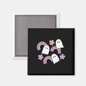 Aimant Ghosts Et Rainbows D'Halloween (Recto/Verso)