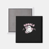 Aimant Ghouls veut juste s'amuser Halloween Art Basic Sty (Recto/Verso)