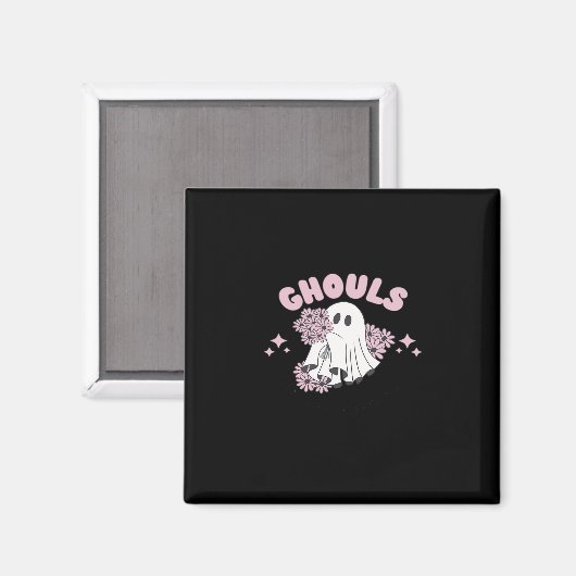 Aimant Ghouls veut juste s'amuser Halloween Art Basic Sty (Recto/Verso)