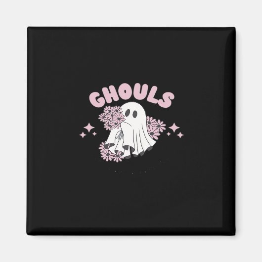 Aimant Ghouls veut juste s'amuser Halloween Art Basic Sty (Devant)
